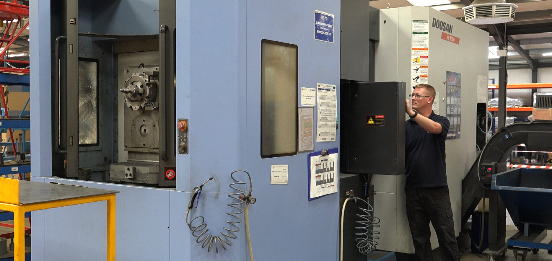 Doosan horizontal machining centre